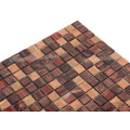 China supply factory cheap products rustic mixed design Hot - melt mosaic tiles